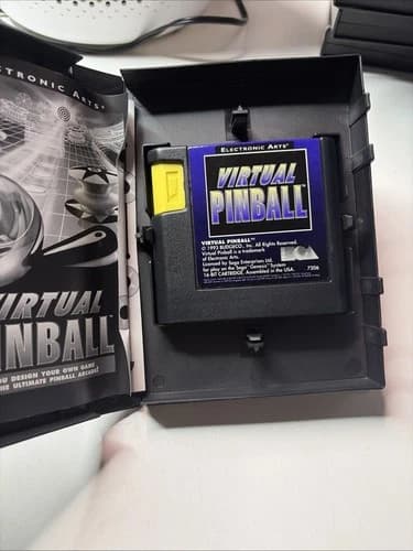 Virtual Pinball (CIB) - Sega Genesis Game Simulation Arcade Works Fast Shipping!