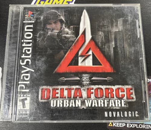 Delta Force: Urban Warfare (Sony PlayStation 1, 2002) CIB, CLEAN DISC! Tested!
