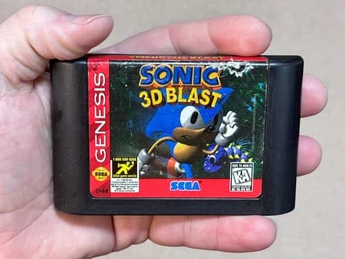 Sonic 3D Blast - Authentic (Sega Genesis) Game Cartridge - Tested