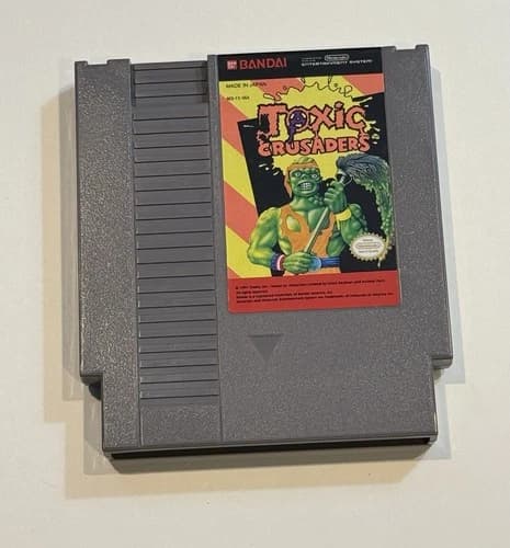Toxic Crusaders (Nintendo Entertainment System 1992) NES Game Bandai - Tested