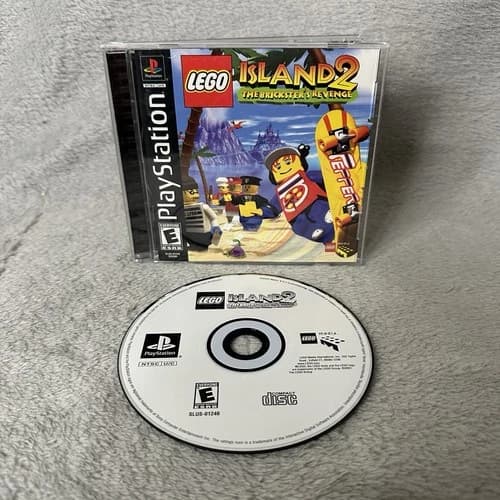 LEGO Island 2: The Brickster's Revenge (Sony PlayStation 1, 2001) Ps1 Cib Tested