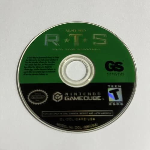Army Men RTS (Nintendo GameCube, 2004) Disc Only Tested