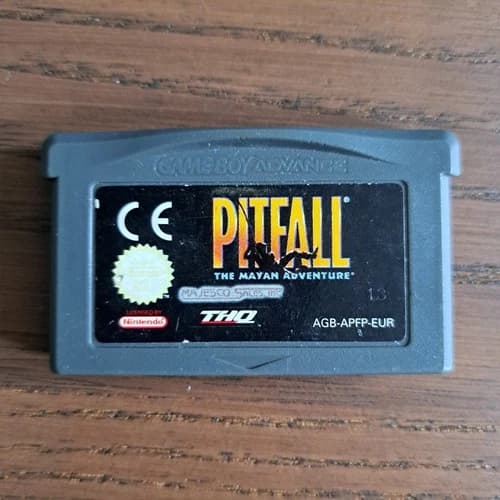 Pitfall The Mayan Adventure Game Boy Advance GBA Platformer Video Game Genuine