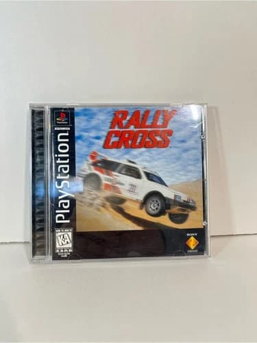PlayStation 1 PS1 Rally Cross 1996 Video Game Sony CIB Manual Complete Tested