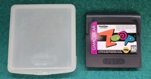 Zoop Sega Game Gear Cartridge