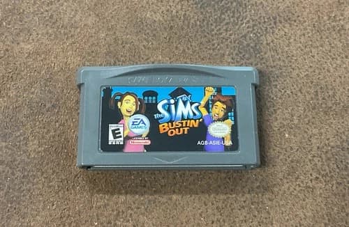 SIMS BUSTIN' OUT (NINTENDO GAME BOY ADVANCE, 2003) (MVP035566)