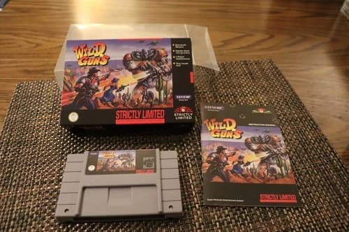 Wild Guns Strictly Limited Games Nintendo SNES