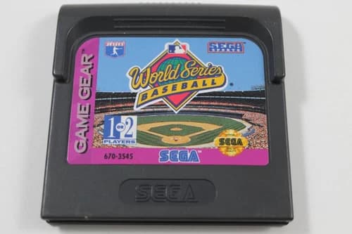 World Series Baseball Sega Game Gear Cartridge