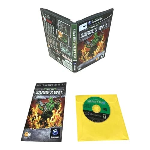 Nintendo GameCube NGC CIB COMPLETE TESTED Army Men: Sarge's War