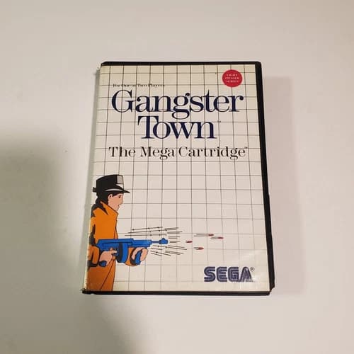 Gangster Town (Sega Master, 1987) ☆ AUTHENTIC ☆