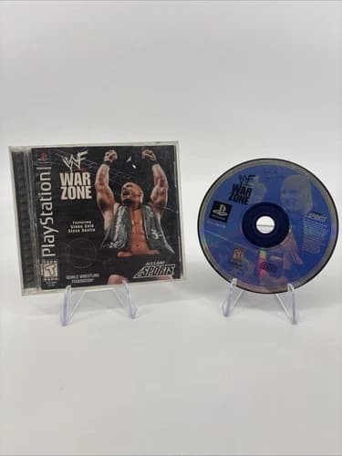 WWF War Zone Warzone (Sony PlayStation 1, 1998) PS1 Complete CIB WWE W/ Reg Card