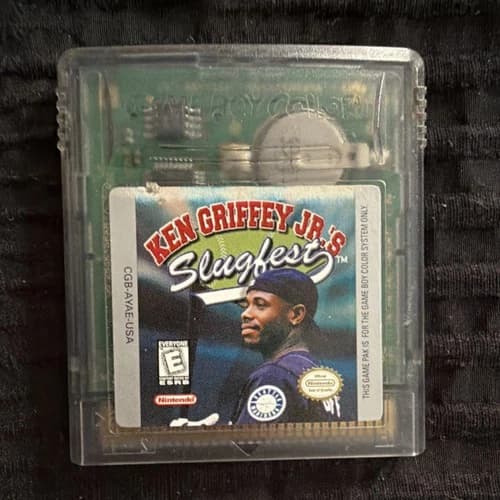 Nintendo Ken Griffey Jr.'s Slugfest Game Boy Color Baseball Game Cartridge