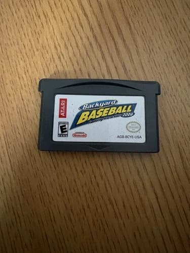 Backyard Baseball 2006 Nintendo Game Boy Advance Cartridge