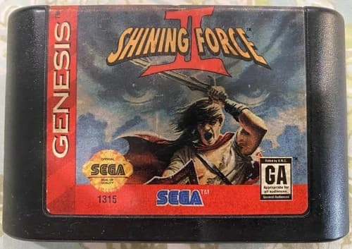 Shining Force II (Sega Genesis, 1994) - Tested Working Video Game (Cart only)