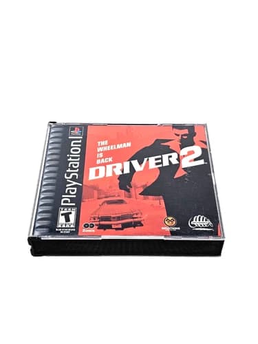 Driver 2 (Sony PlayStation PS1, 2000) Black Label Complete CIB Refinished Test