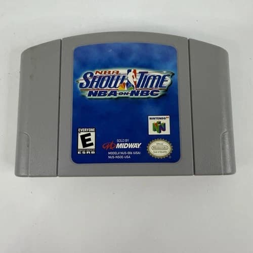 NBA Show Time NBA On NBC Nintendo 64 N64 Tested Cleaned