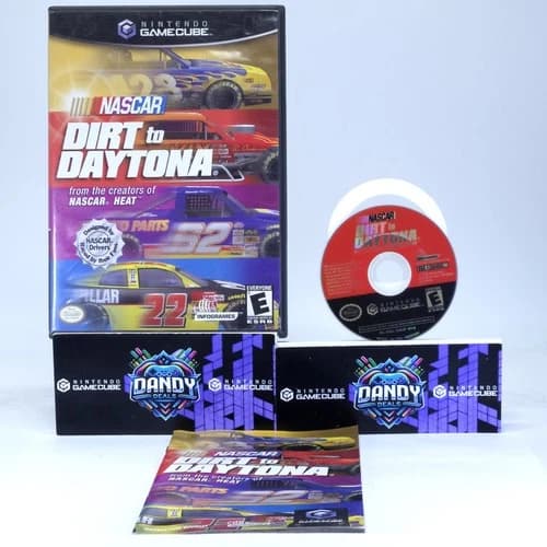 NASCAR Dirt to Daytona GC CIB W/ Manual - GameCube