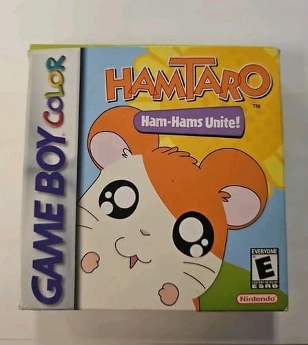hamtaro ham hams unite gameboy color Cib