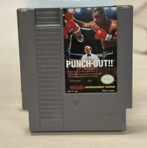 Mike Tyson’s Punch-Out!! NES Nintendo Cartridge Tested Working Mike Tyson