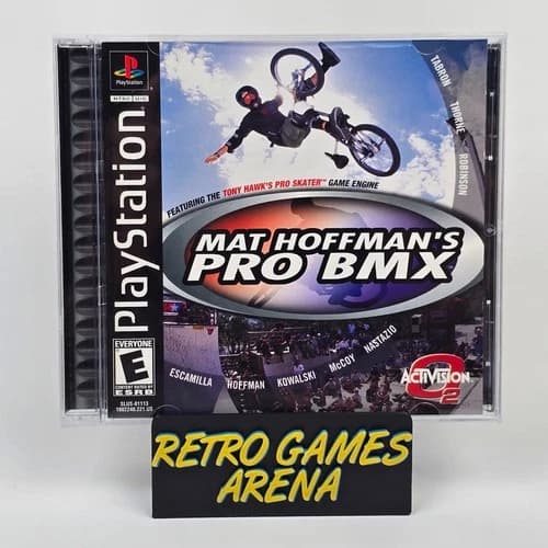 Mat Hoffman's Pro BMX (PlayStation 1 PS1) Black Label CIB COMPLETE