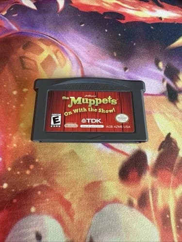 Muppets On With the Show (Nintendo Game Boy Advance GBA) Tested Working
