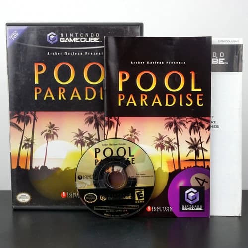 Pool Paradise (GameCube, 2004) Complete! Tested!