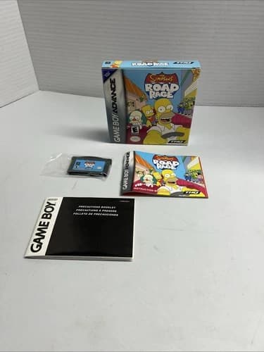 The Simpsons Road Rage (Nintendo Game Boy Advance, GBA, 2003) CIB USA