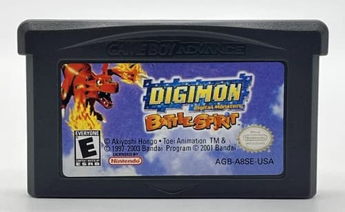 Digimon: Battle Spirit (Nintendo GameBoy Advance | GBA) - Tested