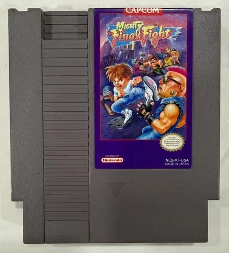 Mighty Final Fight - Nintendo NES - Working - Tested - NTSC