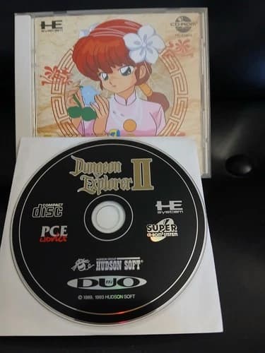 PCE Works Dungeon Explorer II TURBOGRAFX-16 TurboGrafx-CD Video Game