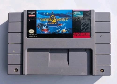 SeaQuest DSV (Super Nintendo SNES) Cartridge Clean Tested Authentic