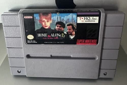 Home Alone 2: Lost in New York Super Nintendo SNES Original Cart; FREE SHIP US