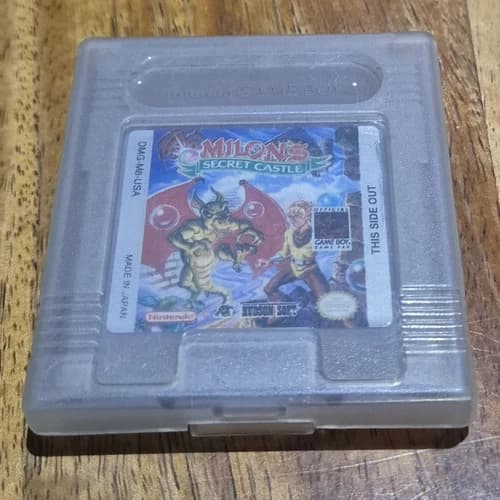 Nintendo Gameboy Game - Milons Secret Castle - USA Cart Only - RARE - Milon's