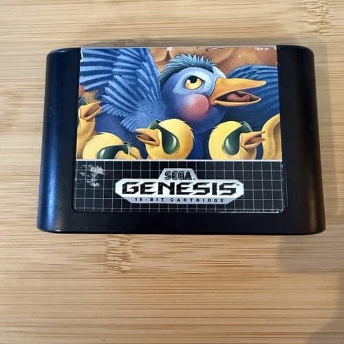 SEGA💥Flicky💥Genesis 1991 Clean Tested Working Cart Only 😎