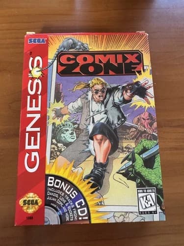 Comix Zone - Sega Genesis - COMPLETE (no CD)