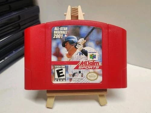 All-Star Baseball 2001 (2000, Nintendo 64N64) Authentic Cartridge Tested & Works