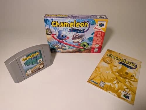 Chameleon Twist - Nintendo 64 N64 - CIB - Tested Works