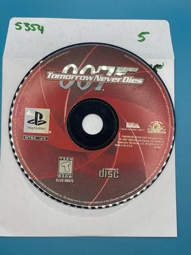 007 Tomorrow Never Dies - Sony PS1 Playstation 1 Disc Only - No Tracking 5354
