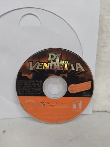 Def Jam Vendetta (Nintendo GameCube, 2003) Disc Only Tested