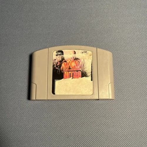 WCW Nitro N64 - AUTHENTIC - CART ONLY
