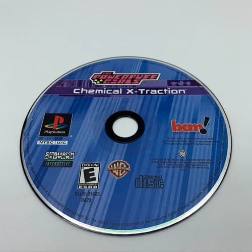 PS1 The Powerpuff Girls Chemical X-Traction Disc Only