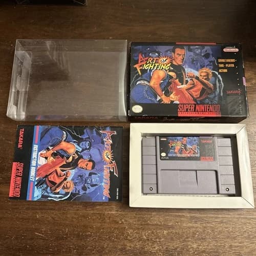 Art of Fighting (Super Nintendo SNES, 1993) Complete CIB - Tested - Authentic