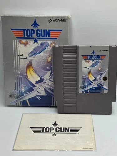 Top Gun (Nintendo NES, 1987) Complete CIB