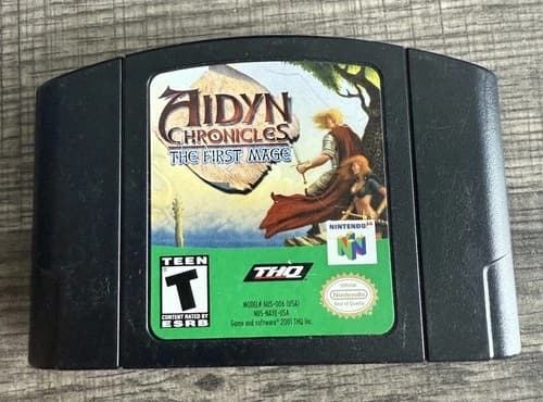 Aidyn Chronicles: The First Mage (Nintendo 64 N64) Tested - Authentic
