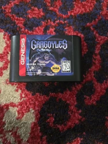 Gargoyles Sega Genesis, 1995 Authentic Game Cartridge