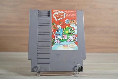 Bubble Bobble (Nintendo NES, 1988) ☆ Authentic ☆ SEE PHOTOS CRACK