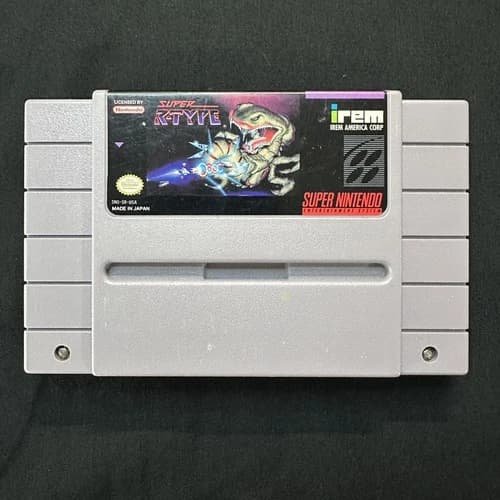 Super R-Type (Super Nintendo Entertainment System, 1991) Game Cartridge