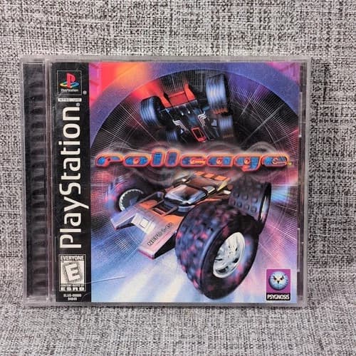 Rollcage (Sony PlayStation 1, 1999) Complete W/ Manual Tested Working PS1