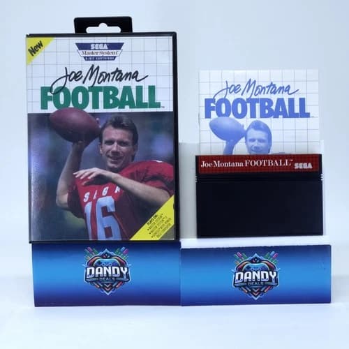 Joe Montana Football CIB W/ Manual - Sega Master System