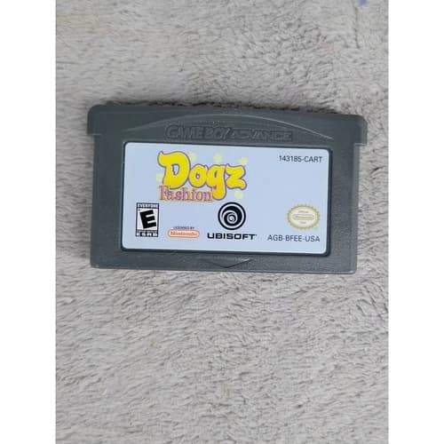 Dogz Fashion Nintendo Game Boy Advance GBA Ubisoft AGB-BFEE-USA Authentic Cart